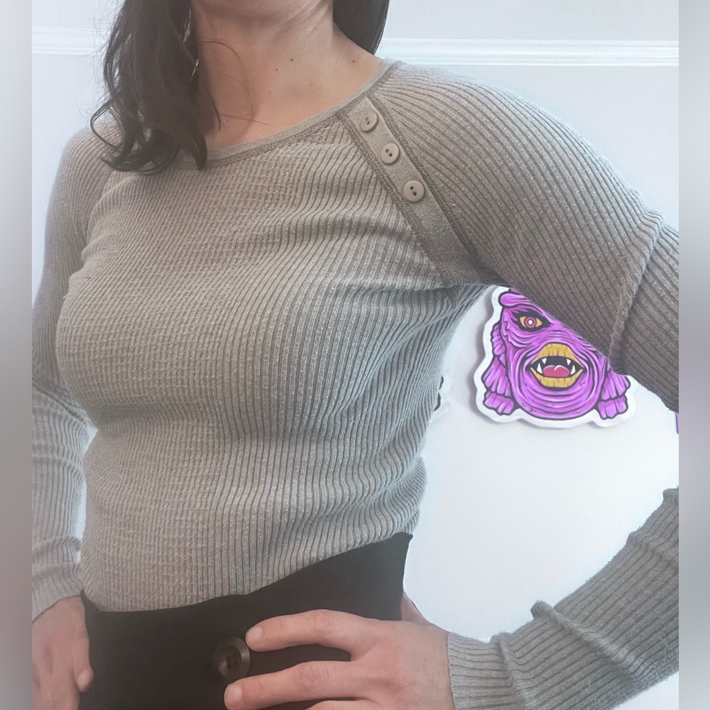 Moda International Victoria’s Secret ribbed henley